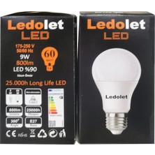 Ledolet 9W LED Ampul