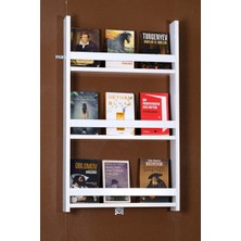 Barlas Design Solit 3 Raflı Duvara Monte Modern Kitaplık