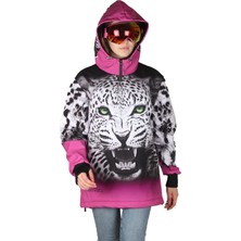 Snowsea SS7903 White Tiger Pembe Snowboard Montu, Kadın Kayak Montu