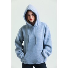 Welly Jones Pamuklu Oversize Kapüşonlu Sweatshirt