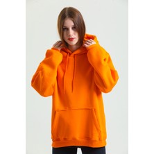 Welly Jones Pamuklu Oversize Kapüşonlu Sweatshirt