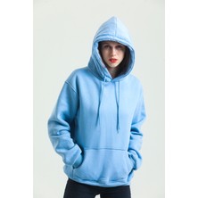 Welly Jones Pamuklu Oversize Kapüşonlu Sweatshirt