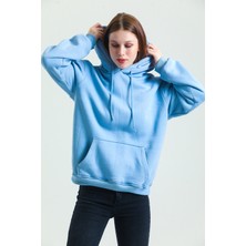 Welly Jones Pamuklu Oversize Kapüşonlu Sweatshirt