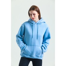 Welly Jones Pamuklu Oversize Kapüşonlu Sweatshirt