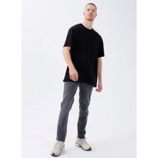 Denim Trip Normal Bel Slim Fit Antrasit Erkek Denim Pantolon DTE178_DAVIES Slim Fit Normal Bel A