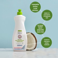 INCIA %100 Doğal Bebek Bulaşık Sabunu Bitkisel Emzik Biberon Temizleyici Vegan 500 ml