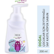 Incia Çocuklar Için Zeytinyağlı Doğal Köpük Sabun 200 ml