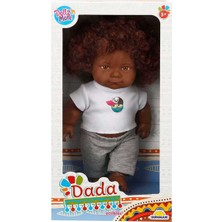 Sunman Dollz'n More Dada Kıvırcık Saçlı Bebek 35 cm 35306 Gri Eşofman