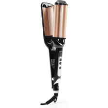 Yui KB309 32 mm Saç Şekillendirici Derin Wag Maşa Siyah(Yui Türkiye Garantili)