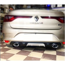 Renault megane 4 arka tampon difüzörü sedan 2016+ gri