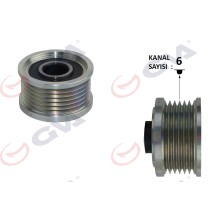 Gva 2829110 Alternatör Kasnağı Doblo-Lınea 10- /bravo 07- 1.6 Mjt 6 Kanal