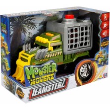 Teamsterz Monster Moverz Dino Escape Sesli ve Işıklı Motorize Kamyon 27 Cm. - Yeşil