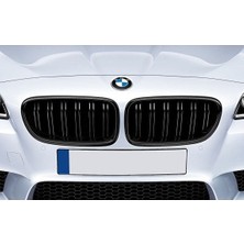 Bmw F10 m5 ön böbrek panjur piano black çift tırnak