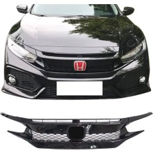 Auto Gp  Honda Civic Fc5 Uyumlu Typer Ön Panjur ve Far Kaşları 2016+