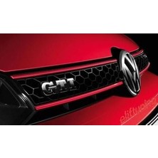 Vw golf 6 mk6 gti ön panjur ızgara kırmızı şeritli 2009+