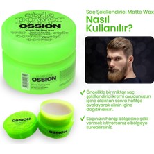 Ossion Wax Matte Styling 100 ml 6 Adet