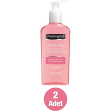 Neutrogena Visibly Clear Canlandırıcı Pembe Greyfurt Yüz Temizleme Jeli 200 ml x 2 Adet