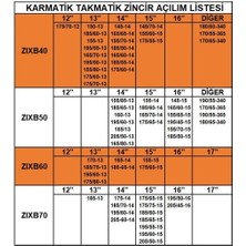 Takmatik kar patinaj zinciri 185x65x13 grup:5 space