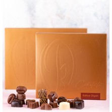 Kahve Diyarı Dolgulu Sütlü Bitter Beyaz Çikolata 312 gr