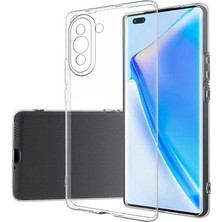 Case 4U Huawei Nova 10 Pro Kılıf Kamera Korumalı Yumuşak Şeffaf Ince Süper Silikon