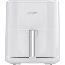 Yasomi Y22 Beyaz Airfryer 1500W 5lt Akıllı Fritöz (Yasomi Türkiye Garantili)