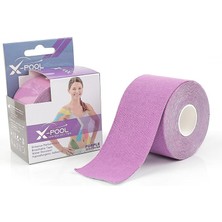 X-Pool x Pool ,mor Lila Renk Kinezyo Tape Gold 5x5 cm Ağrı,sporcu Bandı