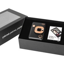 Fujifilm Instax Mini Liplay Elegant Black Fotoğraf Makinesi Siyah Kutulu