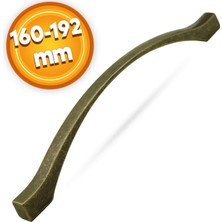 Nzb Çekmece Mutfak Dolap Kapak Kulpu Kulbu 160-192 mm Antik Sarı Metal Kulp