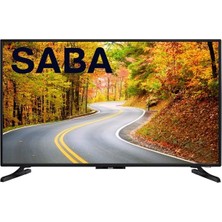 Saba SB50351 50" 127 Ekran Dahili Uydu Alıcılı 4K Ultra HD Smart LED TV