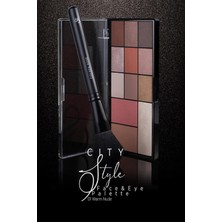 Golden Rose Yüz & Göz Paleti - City Style Face & Eye Palette No: 01 Warm Nude 8691190966607