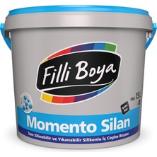 Filli Boya Momento Silan İpeksi Mat Silinebilir ve Yıkanabilir Silikonlu İç Cephe Boyası
