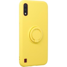 Fitcase Samsung Galaxy A01 Kılıf Viktor Ring Arka Kapak