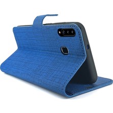 FitCase Huawei Y6P Kılıf Fitcase Fabric Kapaklı Cüzdanlı