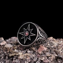 Takı925 925 Ayar Gümüş Yıldız Model Yüzük