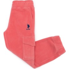 U.S. Polo Assn. Kız Çocuk Nar Çiçeği Örme Pantolon 50254846-VR039