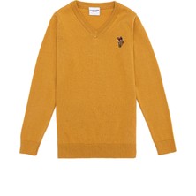 U.S. Polo Assn. Erkek Çocuk Hardal Triko Kazak 50255777-VR072