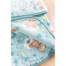 Babymod Figürlü Peluş Kız/erkek Bebek Battaniye