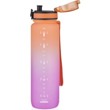 Uzspace 3038-4 Tritan Matara 1000 ml Turuncu-Pembe