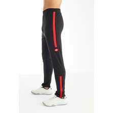 Crozwise Dalgıç - Erkek Siyah Likralı Eşofman Altı - 2190-10