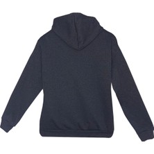 Donna Tocca Basic Üç Iplik Kışlık Kapüşonlu Kanguru Cepli Sweatshirt