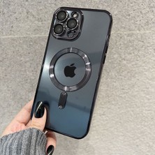 MTK Moveteck iPhone 11 Pro Max Kılıf Kamera Korumalı Yeni Seri Üst Model Görünüm Manyetik Magsafe Kılıf