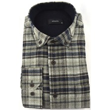 Advante 2022-110 Klasik Kışlık Gömlek /yeşil/s