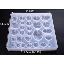 Hobizubi Karışık Desenli Silikon Kalıp -1039