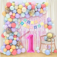 Çıtı Pıtı Store Makaron Lüks Balon Seti