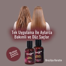 Profgro Brezilya Keratin  Bakım Seti Aylarca Işıldayan Düz ve Bakımlı Saçlar Mucizevi Premium  Keratin  ve Keratin Şampuan