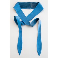 Lila Rosa Hakiki Deri Bağlama Kemer