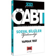 Yargı Yayınevi 2023 KPSS ÖABT Sosyal Bilgiler Öğretmenliği Çek Kopart Yaprak Test