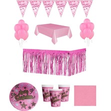 Öfn Aksesuar Pembe Iyiki Dogdundoğum Günü Seti