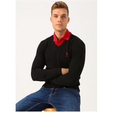 U.S. Polo Assn. Erkek Siyah Kazak
