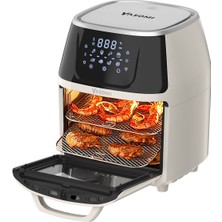 Yasomi Y88 Xxl Bej 1500W 8 Litre Airfryer Oven Fritöz (Yasomi Türkiye Garantili)